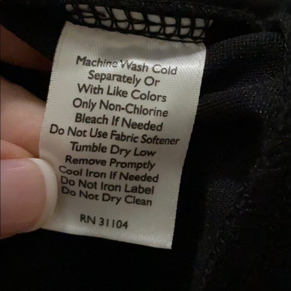 Be Inspired black with Grey zip up jacket NWT PS - Picture 10 of 10